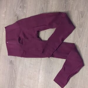 Free people purple seamless leggings size large